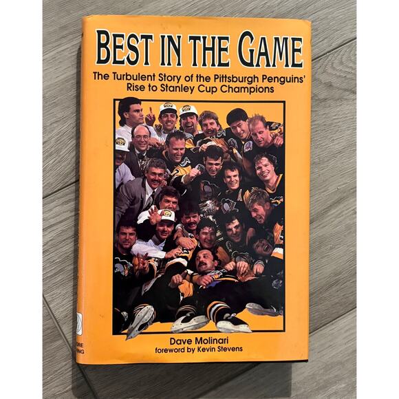 Best in the Game Book by Dave Molinari Pittsburgh Penguins Rise to Stanley Cup - Picture 1 of 3